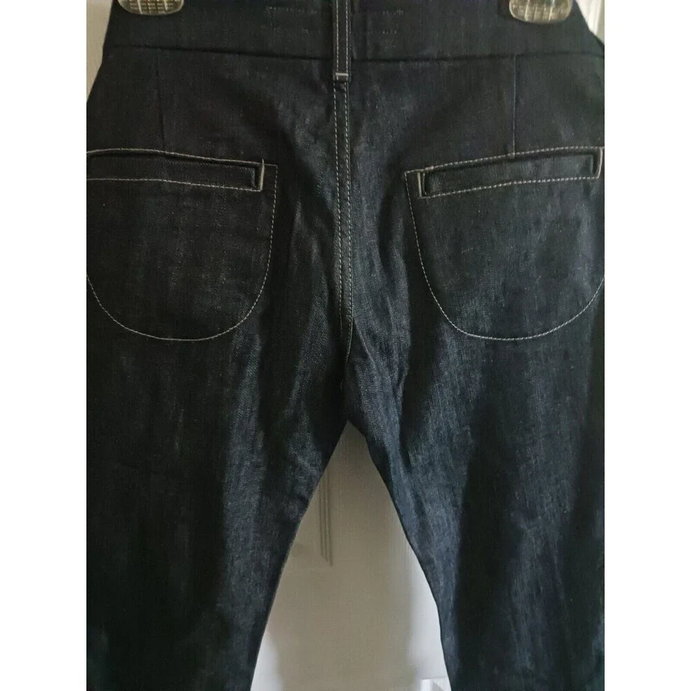 Joes Jeans Bermuda Jean Shorts Folded‎ Women's Size 33 Dark Blue